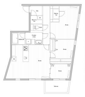 EDIT文京千石Ⅱ 402号室 間取り図