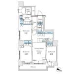 パークホームズ文京白山ヒルテラス 303 間取り図