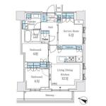 パークホームズ文京白山ヒルテラス 502 間取り図
