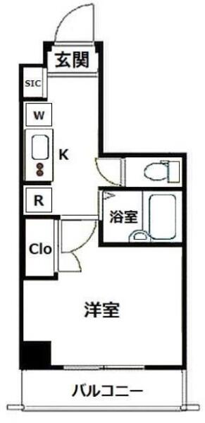 サンテミリオン江戸川橋 303号室 間取り図