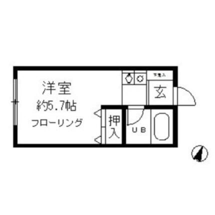 小石川ガーデン 103号室 間取り図