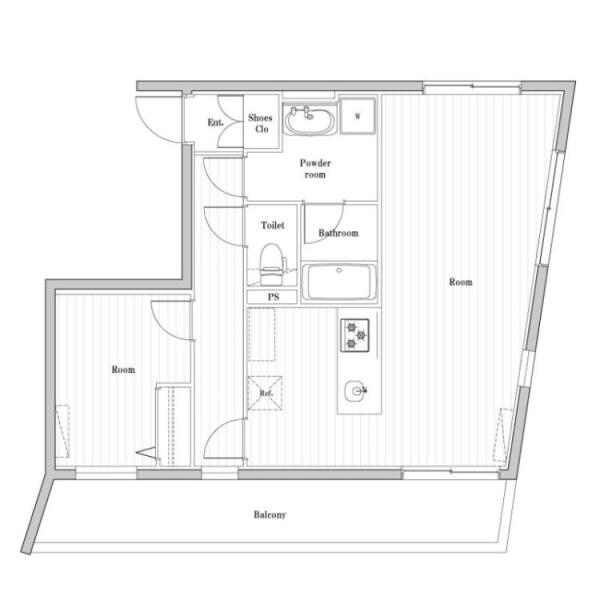 EDIT文京千石Ⅱ 502号室 間取り図