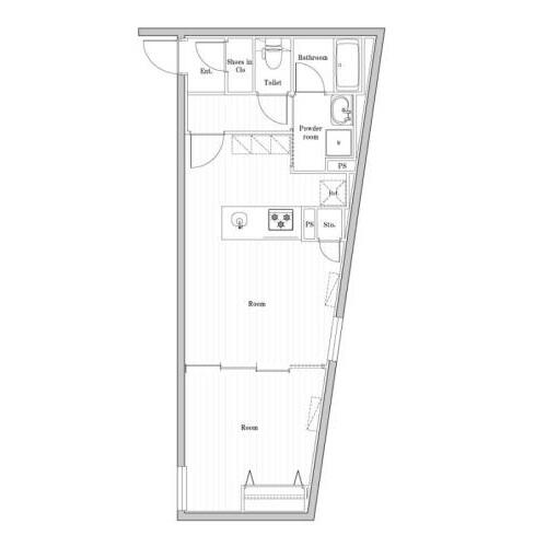 EDIT文京千石Ⅱ 304号室 間取り図