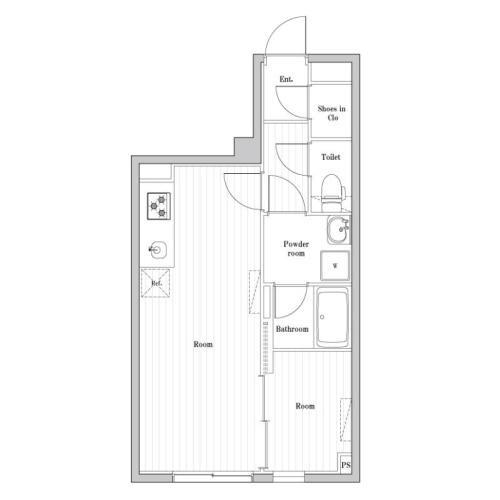 EDIT文京千石Ⅱ 303号室 間取り図