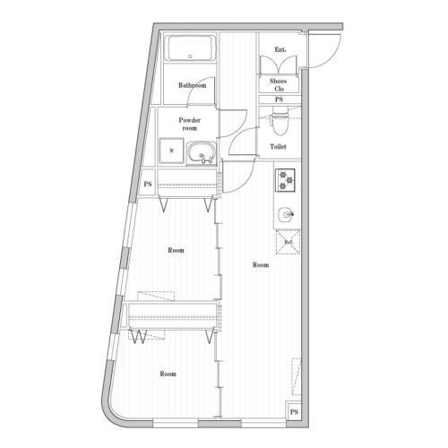 EDIT文京千石Ⅱ 301号室 間取り図