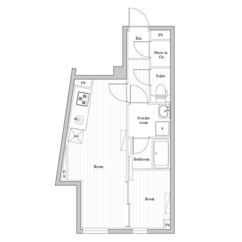 EDIT文京千石Ⅱ 101号室 間取り図