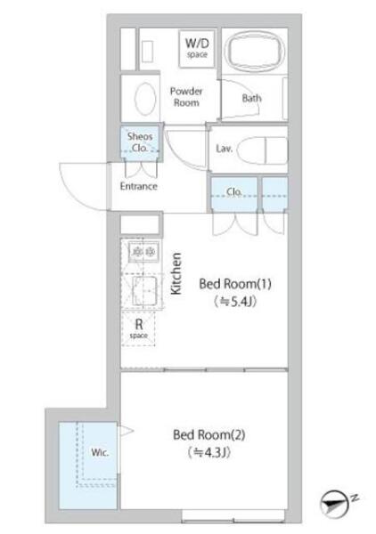 EDIT御茶ノ水妻恋坂 401号室 間取り図