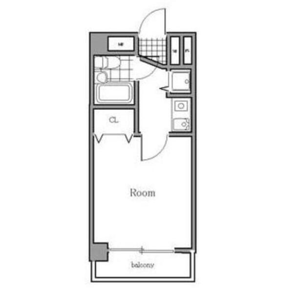 西片ハイツ 102号室 間取り図