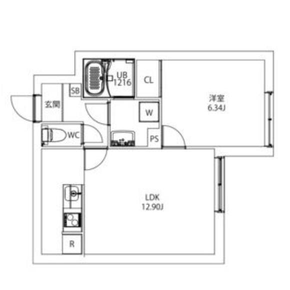 MAXIV CITY 文京小石川 401号室 間取り図