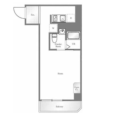 セントヒルズ目白台 405号室 間取り図