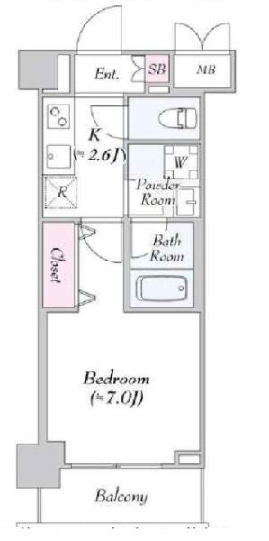 URBANLINK護国寺　～アーバンリンク護国寺～ 217号室 間取り図