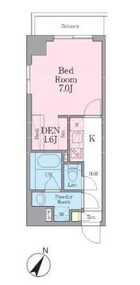 GRAN REST文京茗荷谷 401号室 間取り図