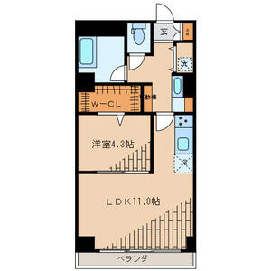 マンションかねき 604号室 間取り図