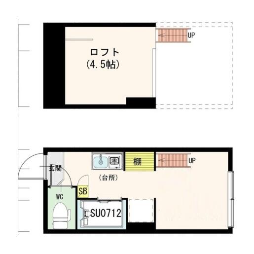 AVAND神楽坂 102号室 間取り図