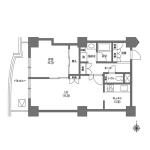 文京グリーンコートビュータワー本駒込B棟 B2009 間取り図
