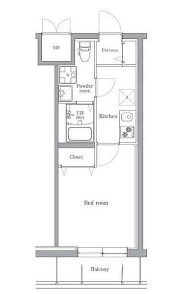 エルプレイス文京大塚 313号室 間取り図