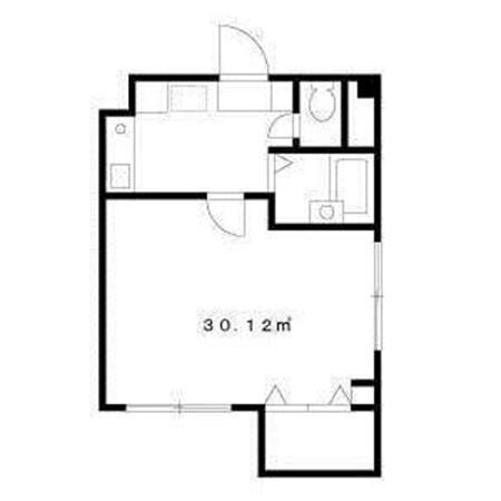 メゾンリンクス2 201号室 間取り図