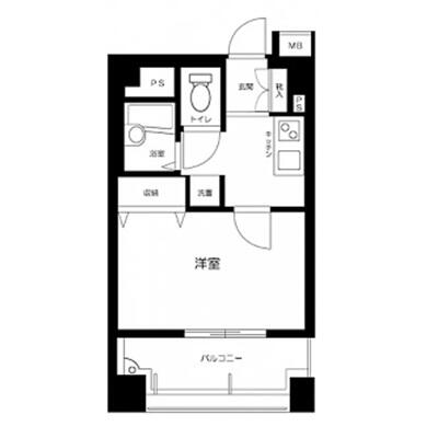 サンテミリオン本駒込六義園 1001号室 間取り図