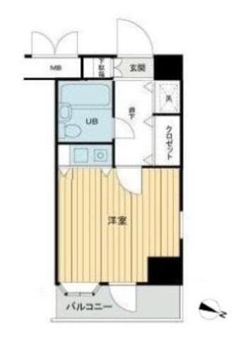 グラチアトルリ GRAZIA TORRI 505号室 間取り図