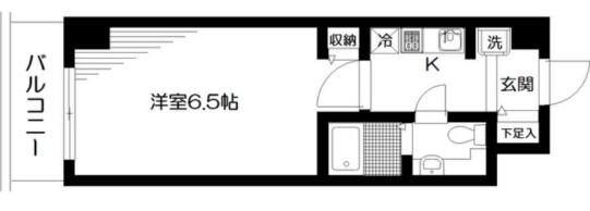 シャイン小石川 208号室 間取り図