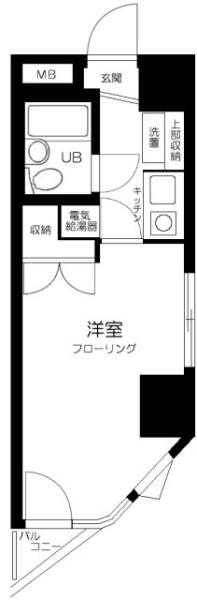 パールマンション白山 703号室 間取り図