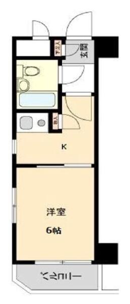 ライオンズマンション千駄木第2 1005号室 間取り図