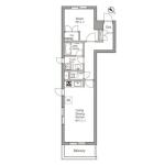 プライマル小石川 401 間取り図