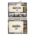 石橋テラスハウス間取り画像