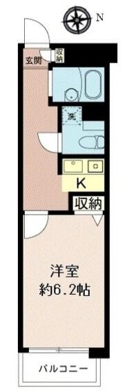 プラザ飯田橋 303号室 間取り図