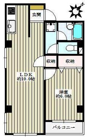 春日コートハウス間取り図
