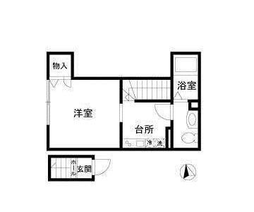 ラターシュ本郷 201号室 間取り図