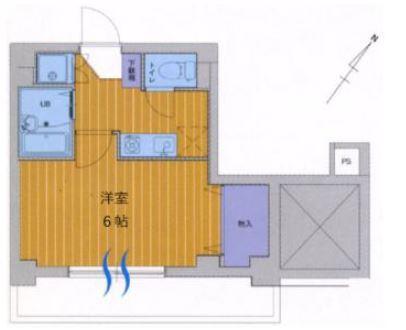 ロアール小石川植物園 505号室 間取り図