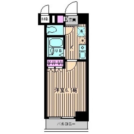 チェスターハウス本郷 602号室 間取り図