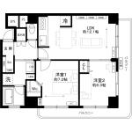 ホワイトパレス間取り画像