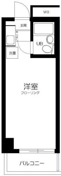 ヴァリエ後楽園 905号室 間取り図