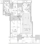 プラウドタワー小岩フロント 14F 間取り図