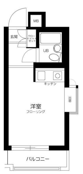 ペガサスマンション白山 305号室 間取り図