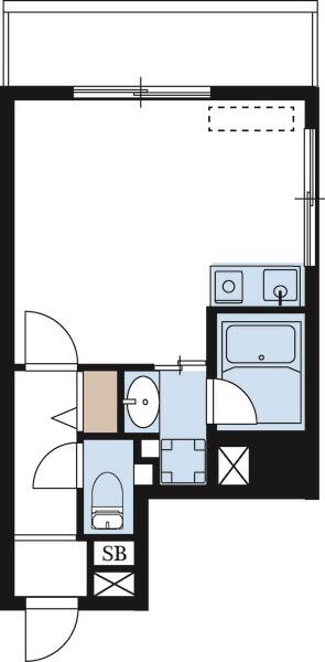 ジュネ本郷 506号室 間取り図