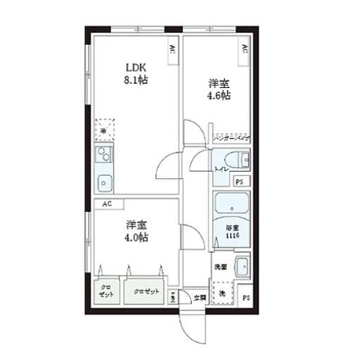 レピュア本郷レジデンス 302号室 間取り図