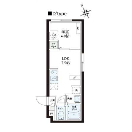 レピュア本郷レジデンス 303号室 間取り図