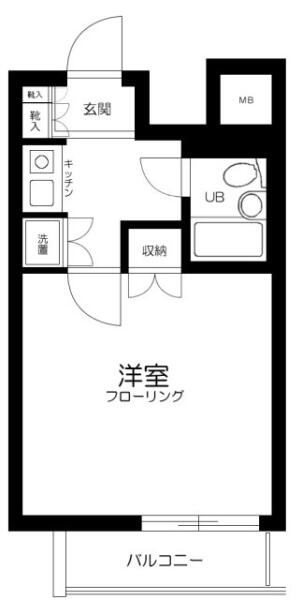 ライオンズマンション白山駅前 605号室 間取り図