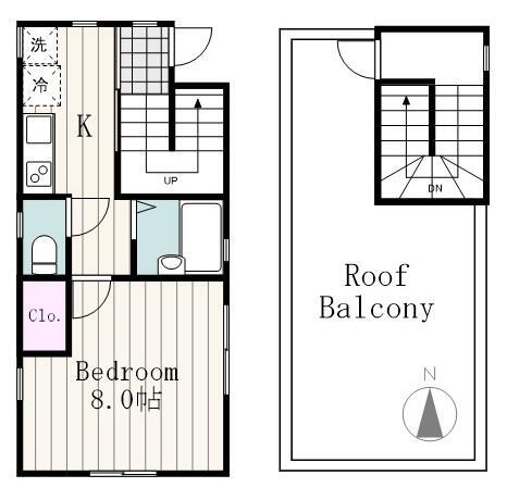 アルゴ白山　～argo hakusan～ 301号室 間取り図