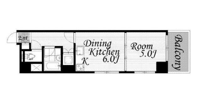 ライオンズマンション千駄木第2 408号室 間取り図