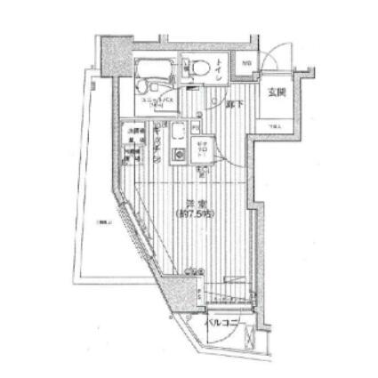 メインステージ本駒込駅前 402号室 間取り図