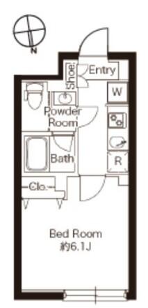aLATO飯田橋（旧エルファーロ飯田橋） 302号室 間取り図