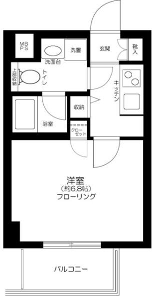 菱和パレス小石川後楽園 101号室 間取り図