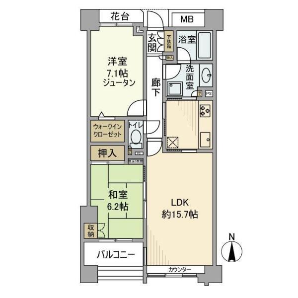本郷真砂パークハウス壱番館 902号室 間取り図