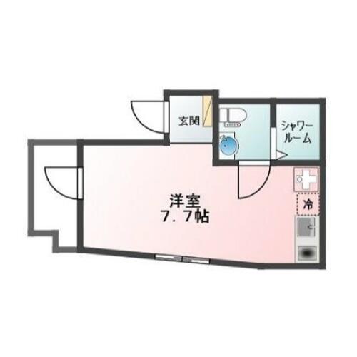GlanzWing音羽 202号室 間取り図