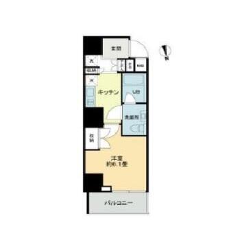 VIOR文京関口 1001号室 間取り図