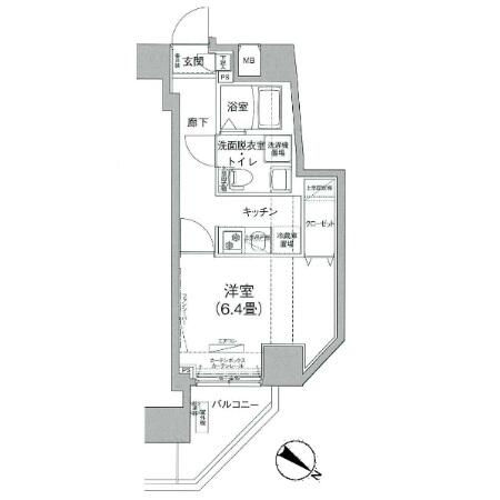 アイルプレミアム文京六義園 903号室 間取り図